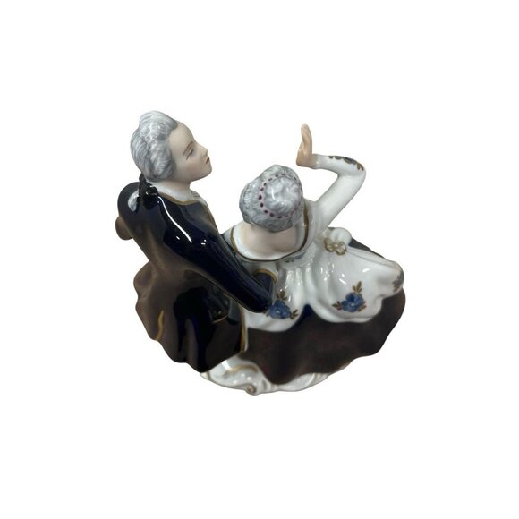 Vintage Royal Dux Bohemia Porcelain Dancing Figurine Czech Republic # 137 25 - Picture 7 of 8